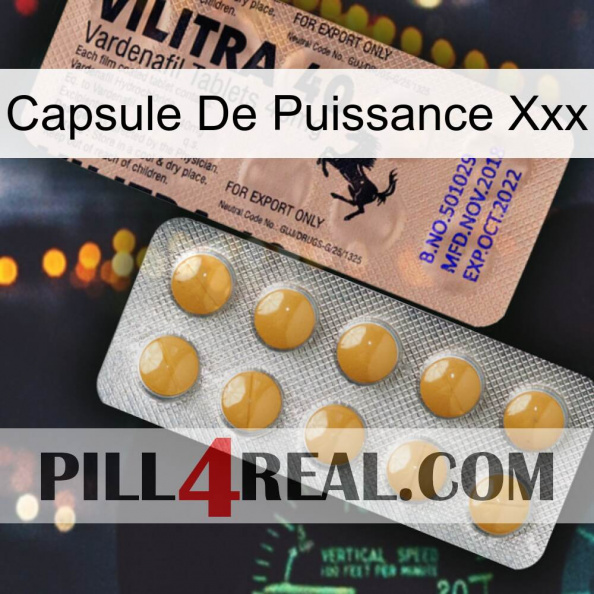Xxx Power Capsule 41